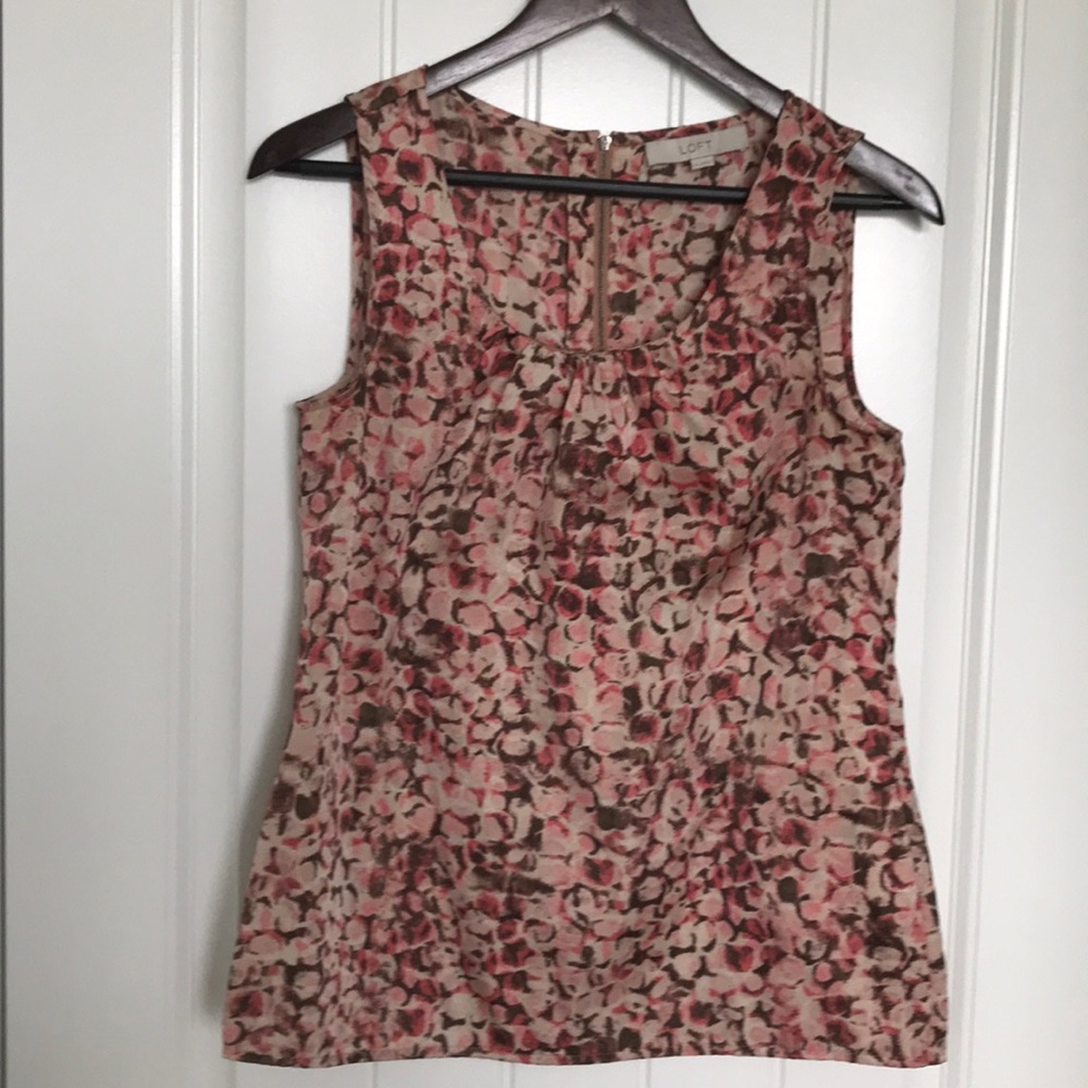 MOVING SALE!!! 
LOFT snakeskin pattern top